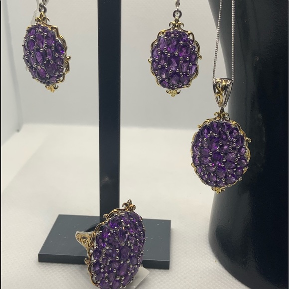 AMETHYST JEWELRY SET - Picture 7 of 8